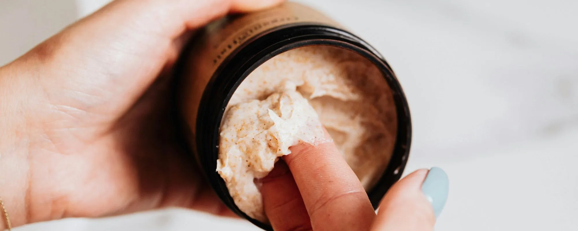 Exfoliate at Home with Micro-Dermabrasion Scrub Containing Tangerine Oil